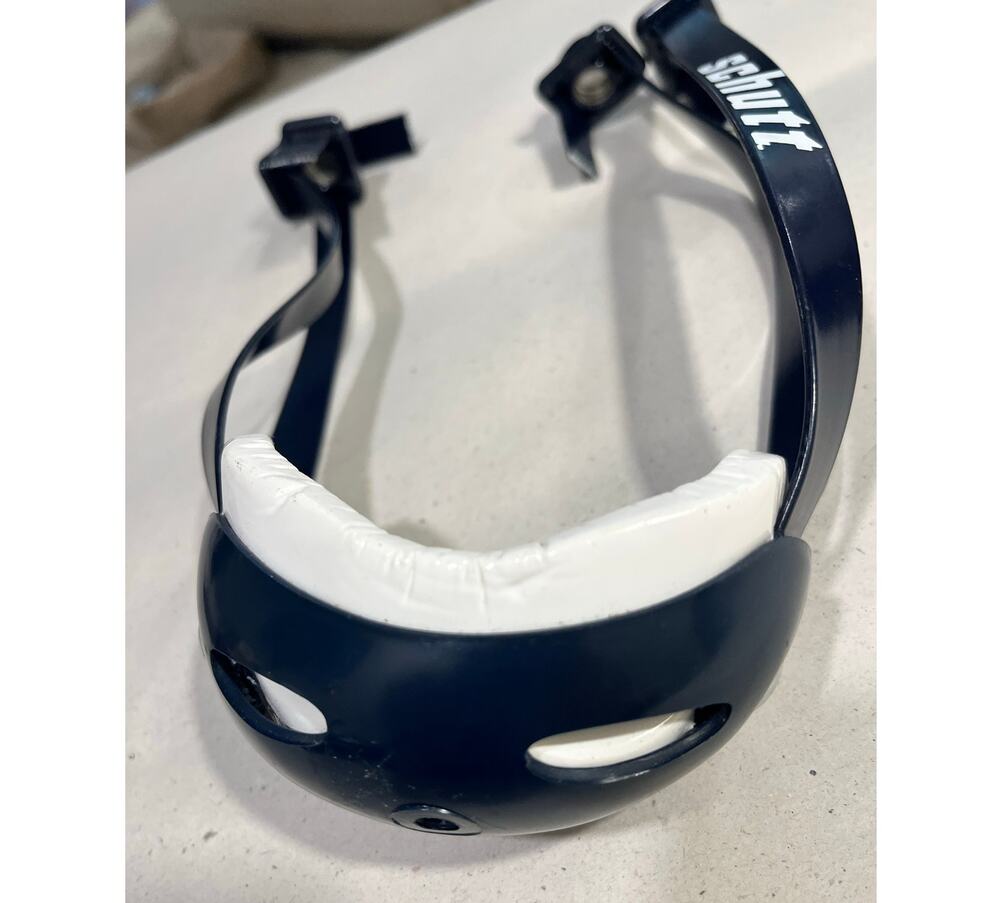 Schutt SportStar Hard Cup 4 pt high Game Football Helmet Chinstrap Blue